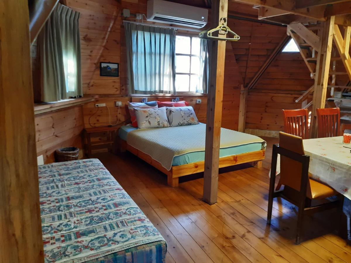 בקתת עץ בחורש במנות - דום גיאודזי - Wooden Cabin In Manot 외부 사진